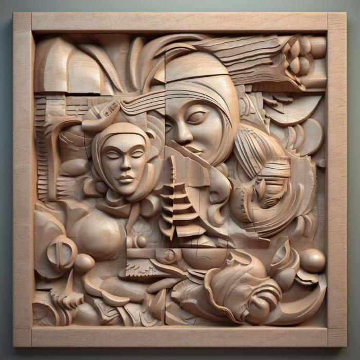 نموذج ثلاثي الأبعاد لآلة CNC 3D Art 